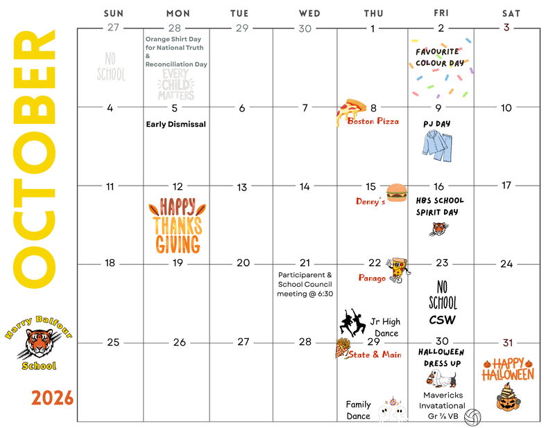 HBS October 2026 Calendar Featured Photo