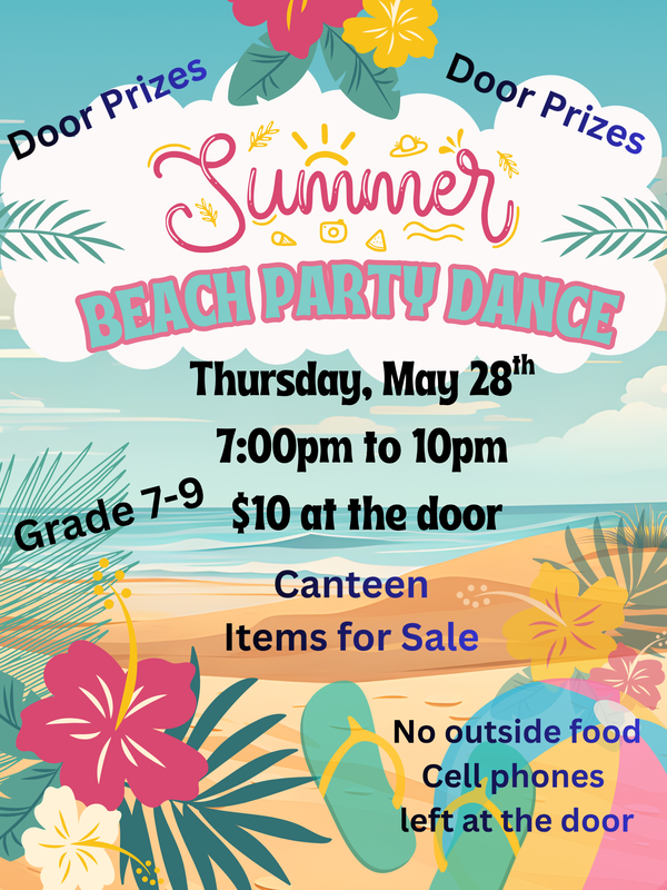 WCS Gr 7-9 Summer Beach Party Dance Featured Photo