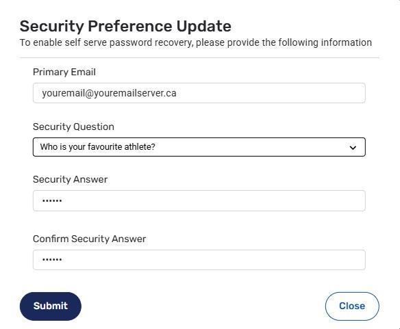 Security Question