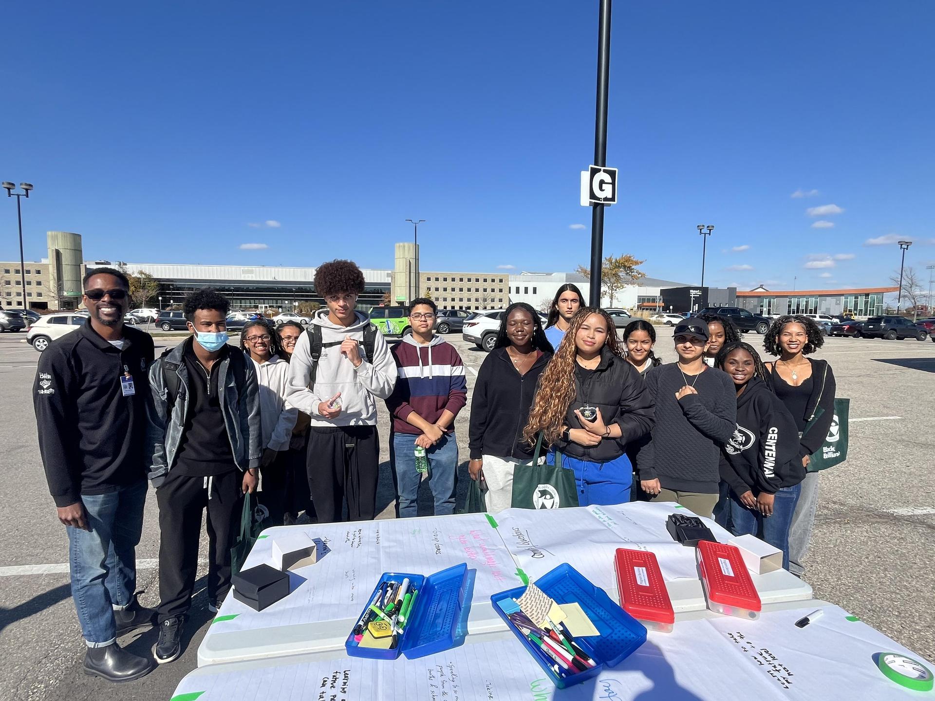 Group of students who participated in Black Brilliance