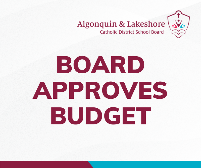 Board Approves Budget