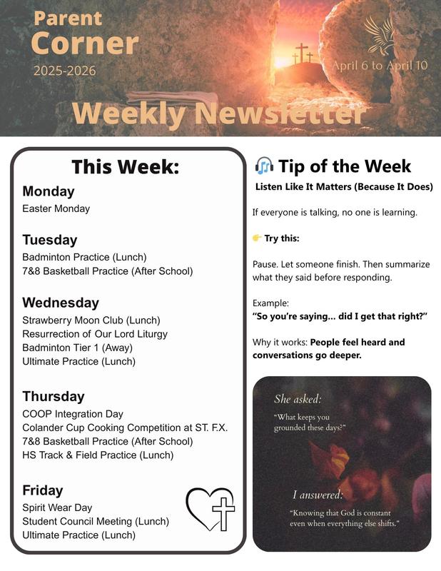 Parent Corner