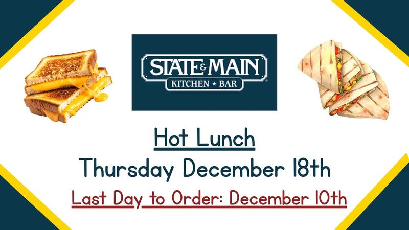 State and Main Hot Lunch - December 18th Featured Photo