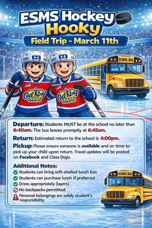 Hockey Hooky  Field Trip Wednesday March 11 Featured Photo