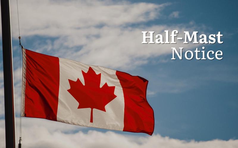 half mast notice