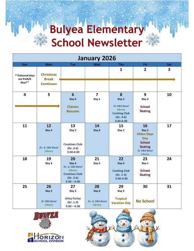 January 2026 Calendar