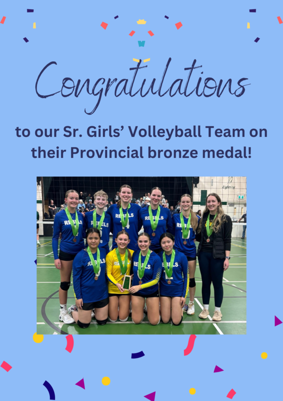 sr girls bronze medal