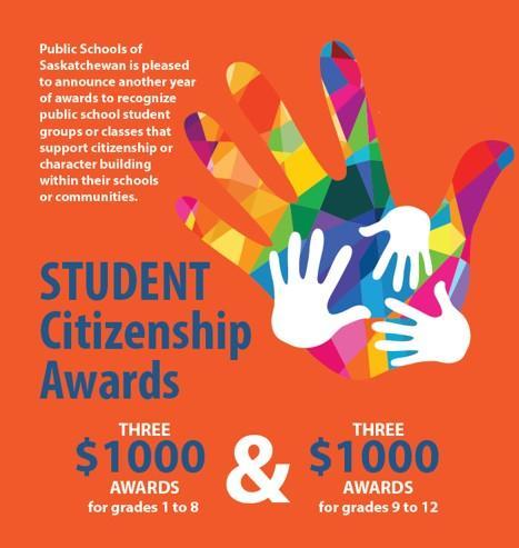 Student Citizenship Awards Poster