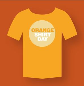 orange shirt photo