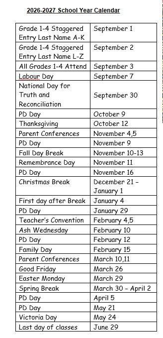 26-27 Calendar at a glance Featured Photo