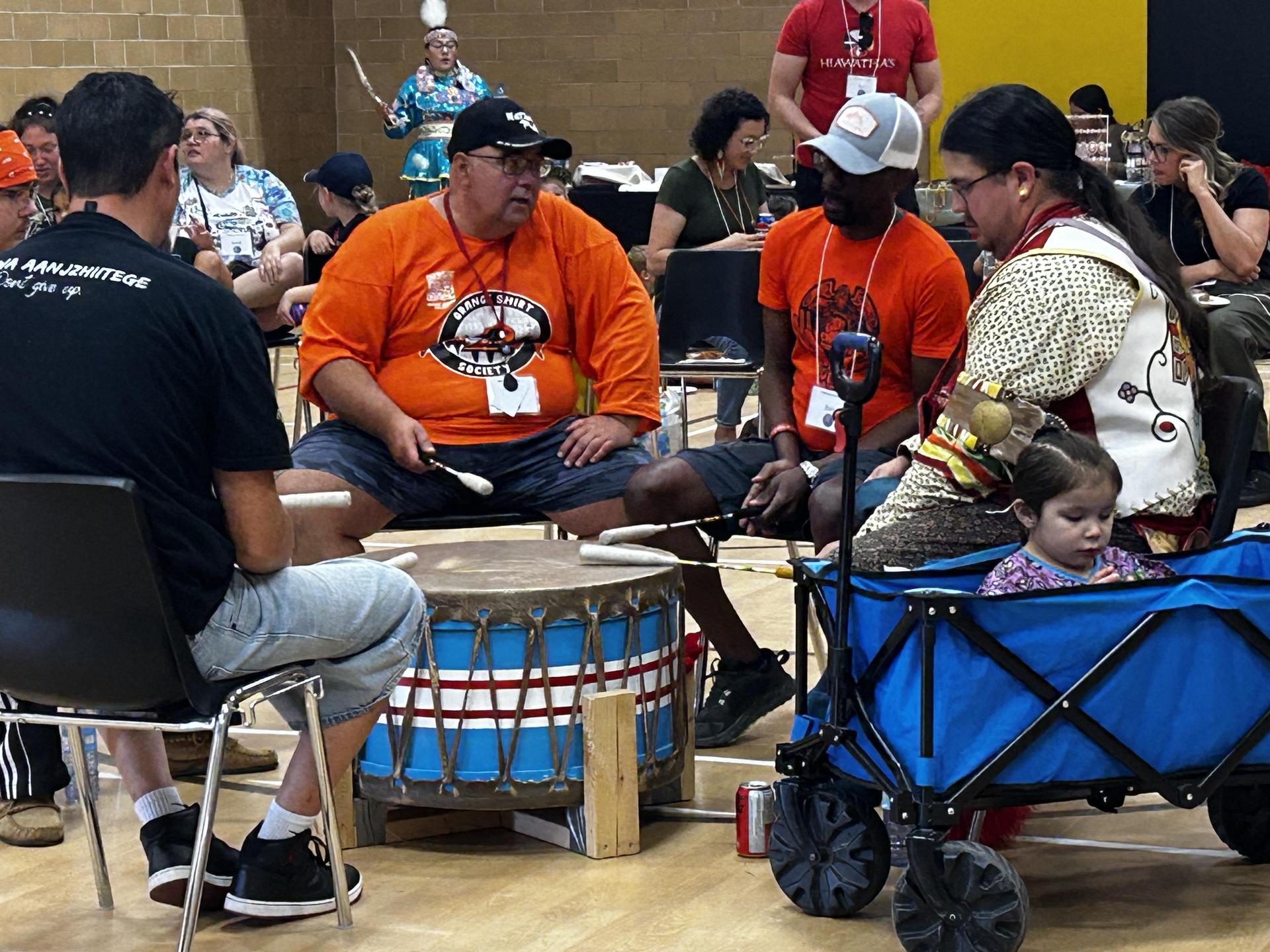 Group of Indigenous Feast participants