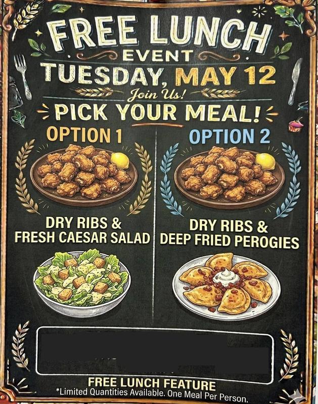 Free Lunch May 12