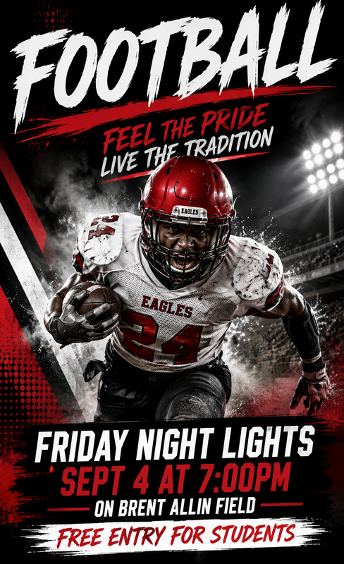 WCS Football Game on Sept. 4 at 7:00pm