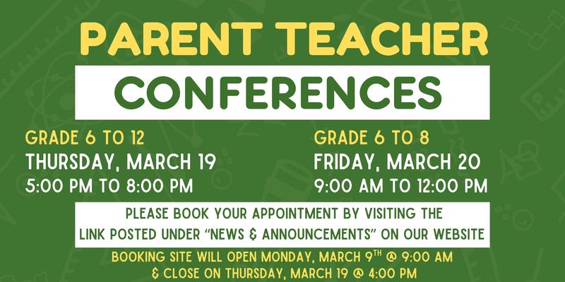 Parent Teacher Interviews March 19th & 20th Featured Photo