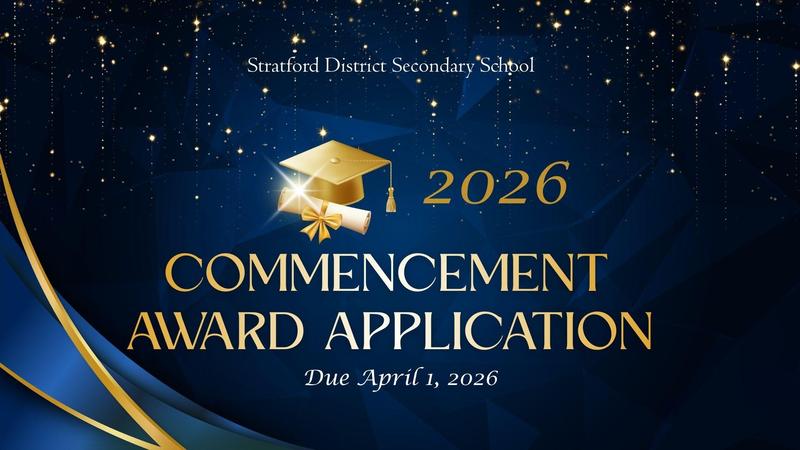 commencement award application due April 1
