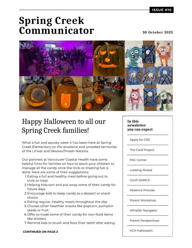 Spring Creek Communicator Featured Photo