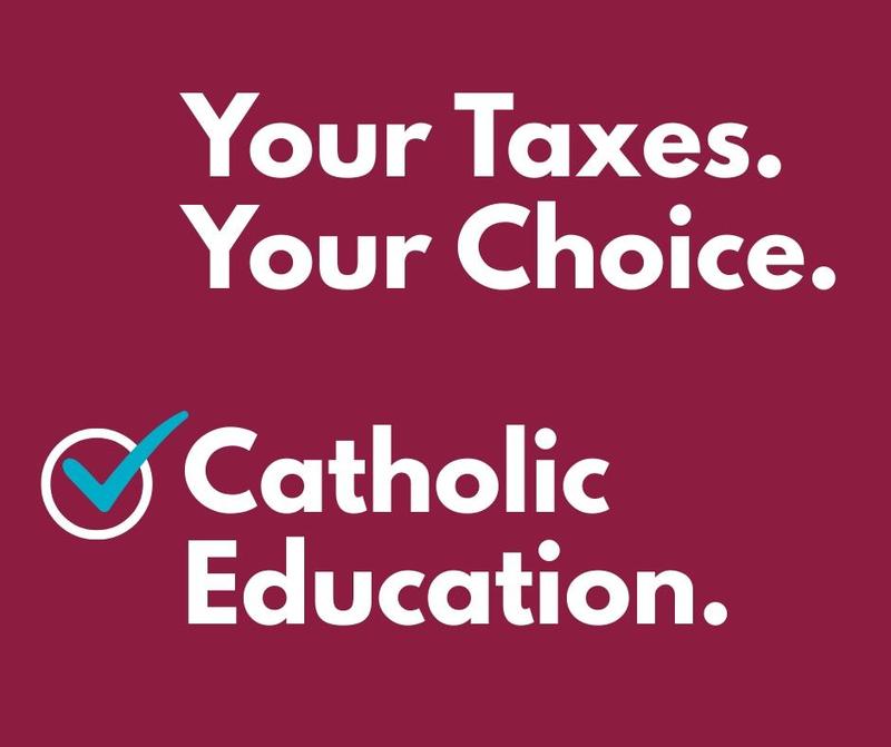Your tax, your choice graphic.