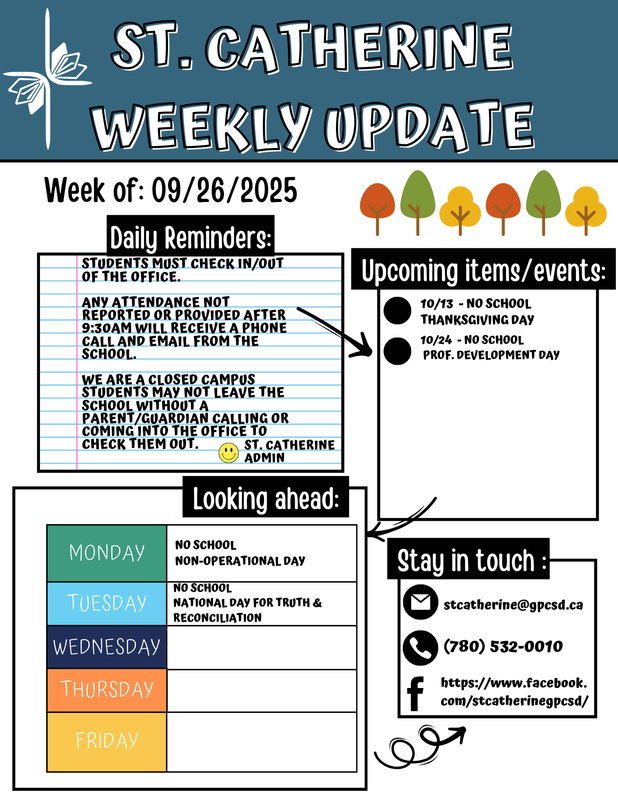St. Catherine Weekly Update