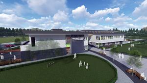 A rendered image of the Northside of Walnut Park Elementary School Featured Photo