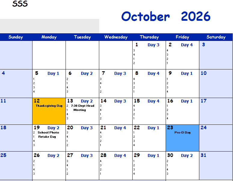 October Block Rotation Featured Photo