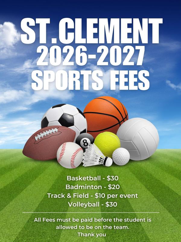 2026-2027 Extracurricular Fee Schedule Featured Photo