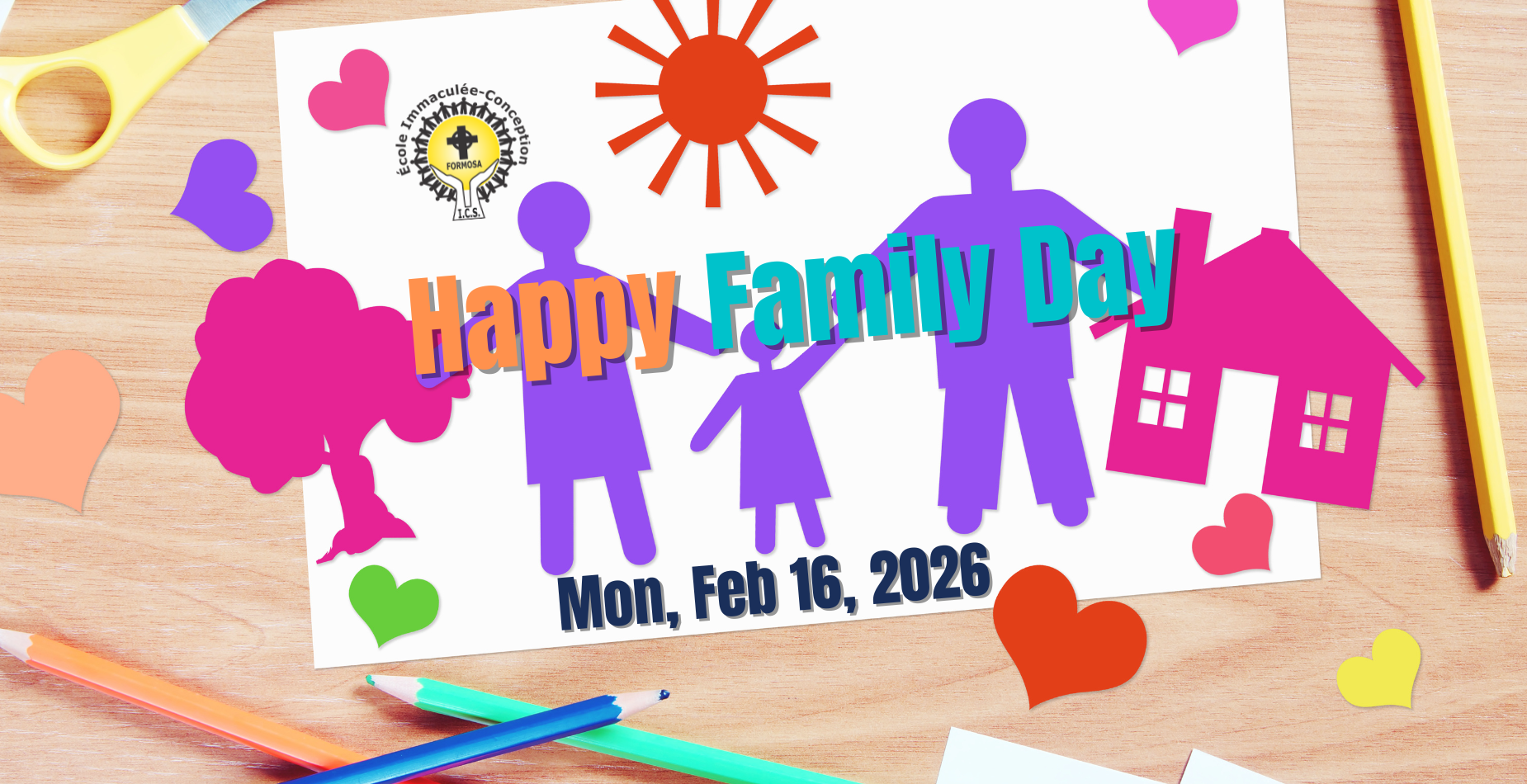 Happy Family Day Mon, Feb 16, 2026