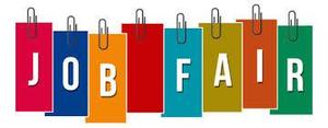 Letters spelling Job Fair