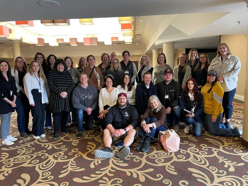 SECPSD math leaders gather with Marian Small at the SUM2024 conference