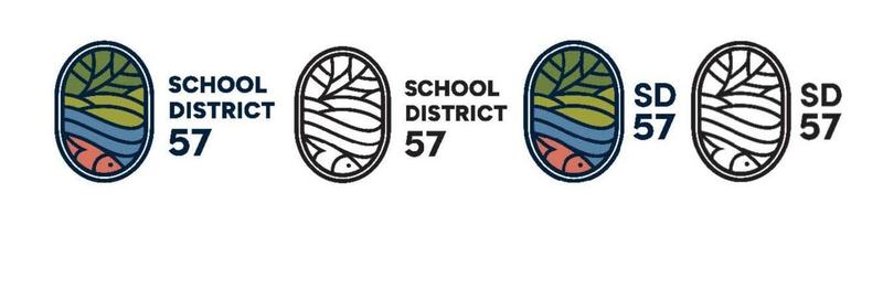 A series of images of the logo